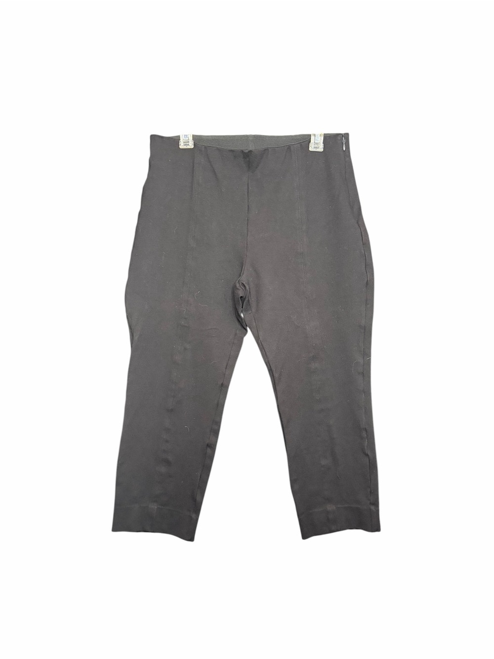 Quince Ultra Stretch Ponte Pin Tuck Ankle Pants Petite XL